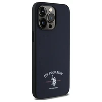 US Polo USHCP15XPARV viedtālruņa apvalks iPhone 15 Pro Max 6.7" ar drukātu DH logotipu - tumši zila