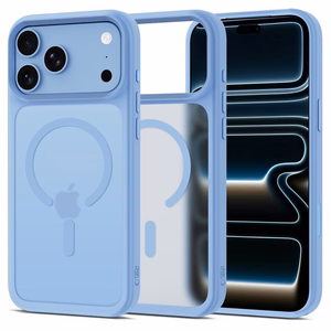 Tech-Protect Magmat MagSafe CC maciņš iPhone 18 Pro Max / 17 Pro Max, matēts gaiši zils