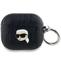 Karl Lagerfeld Monogram Karl Head viedtālruņa apvalks AirPods 3 - melns