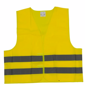 Dzeltena Lifetime atstarojošā drošības veste, izmērs S–XXXL