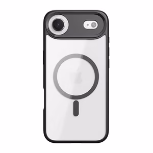Rock Guard Objektīva Aizsardzība Sērijas Magnētiskais Viedtālruņa apvalks Iphone 17 Air caurspīdīgs-melns