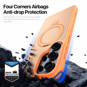 Korpuss Dux Ducis Yind Magnētiskais statīvs Samsung S948 S26 Ultra oranžs