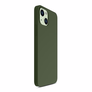 3mk Hardy Silicone MagApvalks iPhone 15 Plus - zaļš