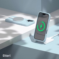 Etteri Silikona mag futrālis iPhone 16 Plus 6,7" gaiši zils