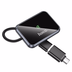 Bezvadu CarPlay adapteris Hoco HU1 melns