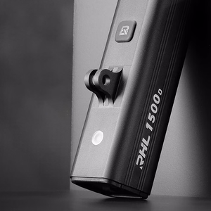 Rockbros RHL1500 priekšējais velosipēda lukturis 5000mAh 1500lm IPX6 - melns