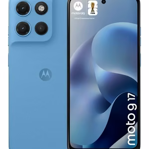 Motorola Moto G17 – viedtālrunis, 17,1 cm / 6,72 collu, Dual SIM, Android 15, USB Type-C, 8 GB/128 GB, 5200 mAh, zils