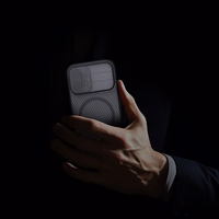 Nillkin CamShield Pro MagSafe saderīgs apvalks iPhone 17 - caurspīdīgs melns