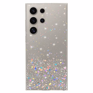 Brilliant caurspīdīgs viedtālruņa apvalks Samsung Galaxy S24 Ultra caurspīdīgs