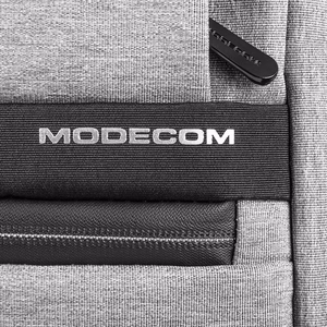 Modecom SMART 15 mugursoma, melna/pelēka, poliesters