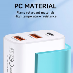 Wozinsky CWCUCW 30W USB-C 2x USB-A сетевое зарядное устройство - белый