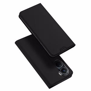 Dux Ducis Skin Pro atveramais maku tipa apvalks Vivo Y16 / Y02s – melns