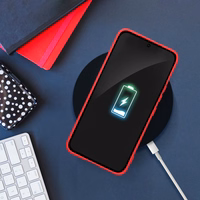 SILICONE maciņš SAMSUNG A57 5G peach