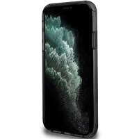 Karl Lagerfeld Magnētiskais viedtālruņa apvalks ar gredzena statīvu Karl&Choupette MagSafe iPhone 11 / Xr - melns