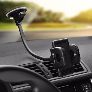 Автомобильный держатель телефона Forcell F-Grip Regular 27 см лобовое стекло / приборная панель / воздуховод чёрный