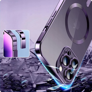 Tech-Protect MagShine Line MagSafe iPhone 14 apvalks - violeta
