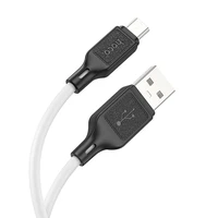 Kabelis USB-A uz Micro USB Hoco 2,4A 1 m X90 balts