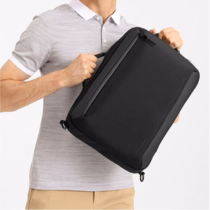 Wozinsky Premium 15,6'' klēpjdatora mugursoma / soma ar siksnu - melna