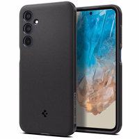 Spigen Essential SandBlast viedtālruņa apvalks Samsung Galaxy M35 5G - melns