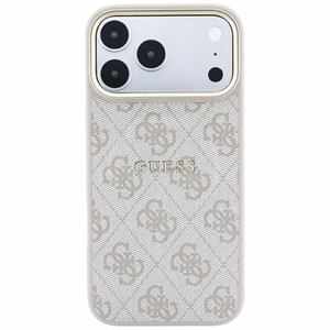 Guess Embossed 4G Classic MagSafe maciņš modelim iPhone 17 Pro Max / 18 Pro Max – krāsa: rozā