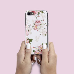 Crong Flower Pattern 02 vāciņš ierīcei iPhone SE (2020 / 2022) / 8 / 7