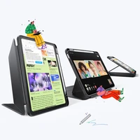 ESR Atveramais hibrīda apvalks iPad 10.9" 2020-2022 (4/5 gen.) / 11" 2024-2025 (6/7 gen.) - melns