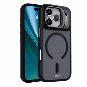Чехол Etteri Morning Fog для iPhone 17 Pro Max 6.9" чёрный