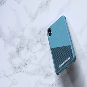 Nordic Elements Saeson Freja vāciņš ierīcei iPhone XS Max, tumši zilzaļš