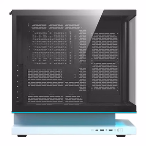 DarkFlash F1 ATX datora korpuss ar 6 ventilatoriem, balts