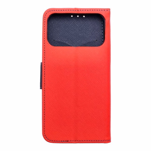 Чехол-книжка для iPhone 17 PRO MAX Fancy Book красный / тёмно-синий