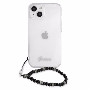 Guess GUHCP13MKPSBK iPhone 13 6.1" прозрачный жёсткий чехол Black Pearl