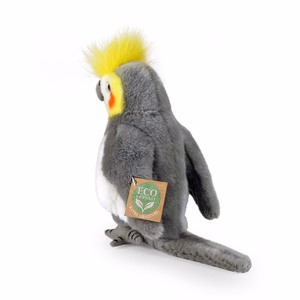 Rappa videi draudzīga reālistiska plīša rotaļlieta – korellas papagailis, 18 cm