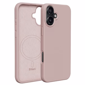 Etteri Silikona mag futrālis iPhone 16 Plus 6,7" gaiši rozā krāsā