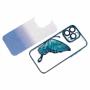 Tel Protect Butterfly ūdensizturīgs viedtālruņa apvalks iPhone 16e - zils
