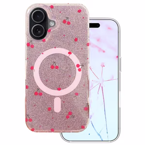 Cherry Mag maciņš paredzēts iPhone 16 6,1" ar spīdumiem