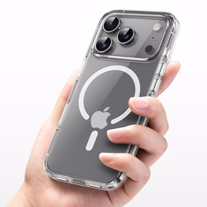 Rock Crystal Shield Series Magnetic Case for Iphone 17 Pro Max transparent