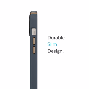 Speck Presidio2 Pro vāciņš ierīcei iPhone 15 Plus / 14 Plus, ar Microban pretmikrobu aizsardzību, “Charcoal / Cool Bronze / Slate” krāsu kombinācija