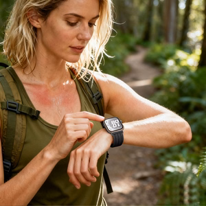 Tech-Protect neilona siksniņa Huawei Watch Fit 3 / 4 / 4 Pro / 5 / 5 Pro - melna