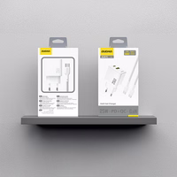 Dudao A26TCEU PD QC 25W GaN USB-A USB-C Wall Lādētājs with USB-C Kabelis - Balts