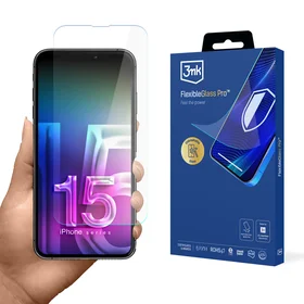 Hibrīdais stikls 3mk FlexibleGlass Pro v2.0 Apple iPhone 15 Pro Max
