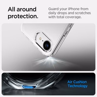 Spigen Ultra Hybrid iPhone 16e apvalks - caurspīdīgs