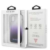 Guess GUHCN65DGCPI iPhone 11 Pro Max violets/gradācijas violets ciets apvalks California