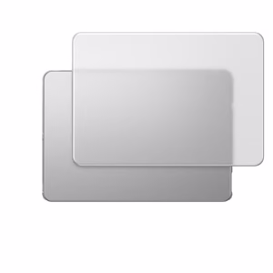 AmazingThing Titan cietais apvalks MacBook Neo 13" - caurspīdīgs