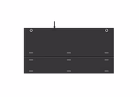 iBox Aurora K-5 keyboard USB QWERTY sudraba