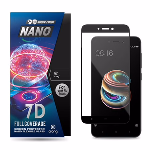 Crong 7D Nano Flexible Glass 9H hibrīdstikls ekrānam Xiaomi Redmi 5A