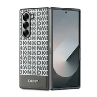 DKNY Atkārtota raksta apakšējās svītras apvalks Samsung Galaxy Z Fold 6 - brūns