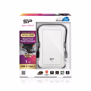Silicon Power Armor A30 ārējais cietais disks 1 TB balts