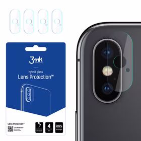 3mk Lens Protection™ hibrīda kameras stikls iPhone X