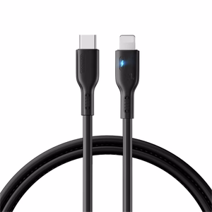 USB kabelis Joyroom „A13“ melns „Type-C / Lightning“ 120cm (līdz 20W)
