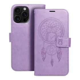 MEZZO grāmatas apvalks IPHONE 16 Pro Max sapņu ķērājs violeta